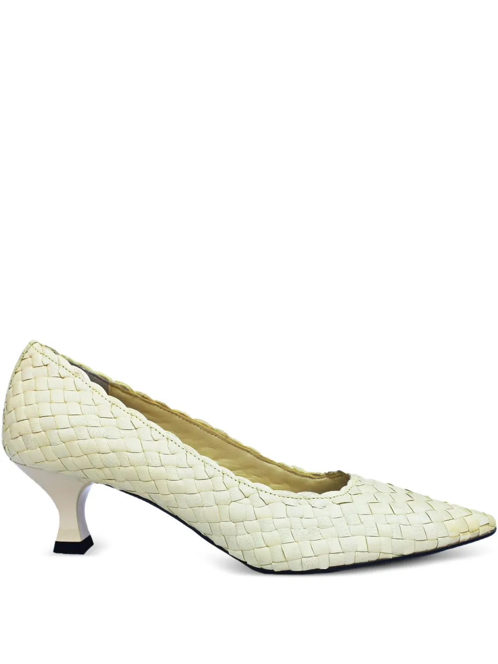 La Rose Carol Woven-design Pumps In Multi