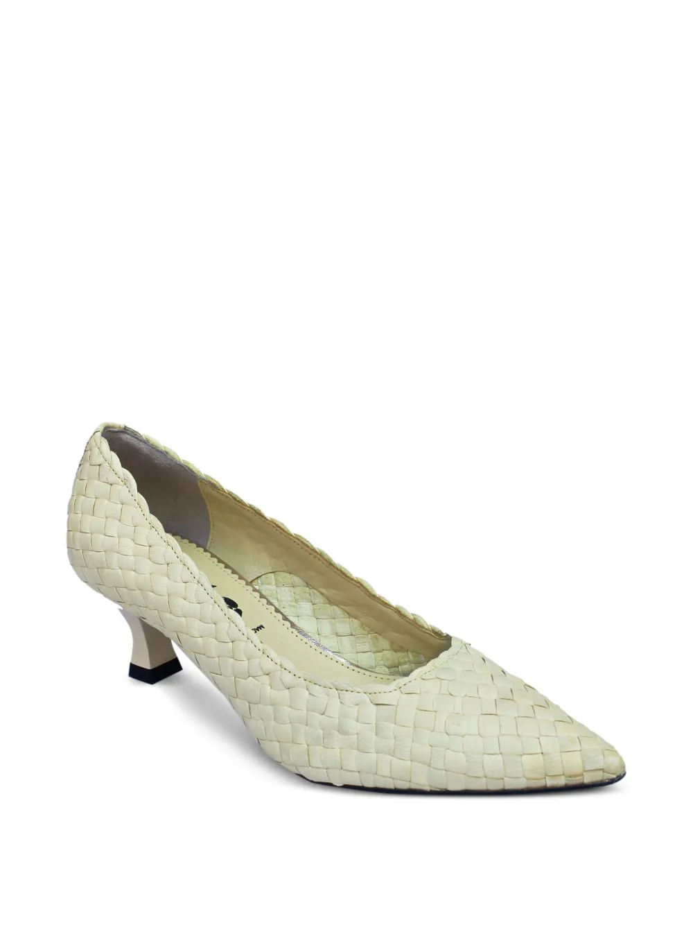 La Rose Carol Woven-design Pumps In Multi