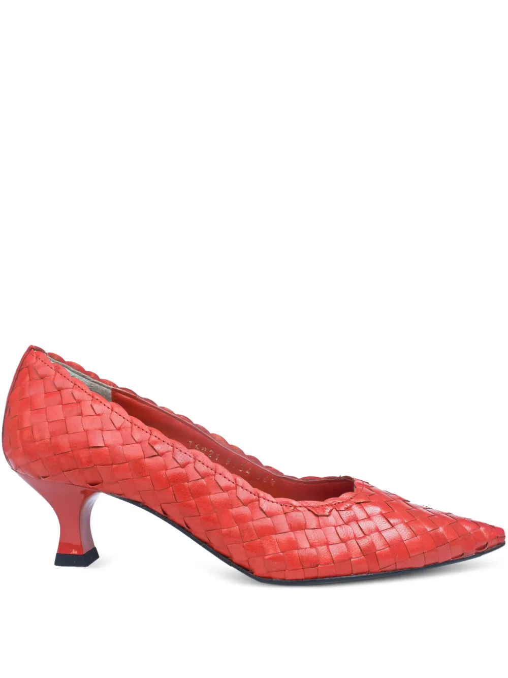 La-Rose Carol geweven pumps Rood