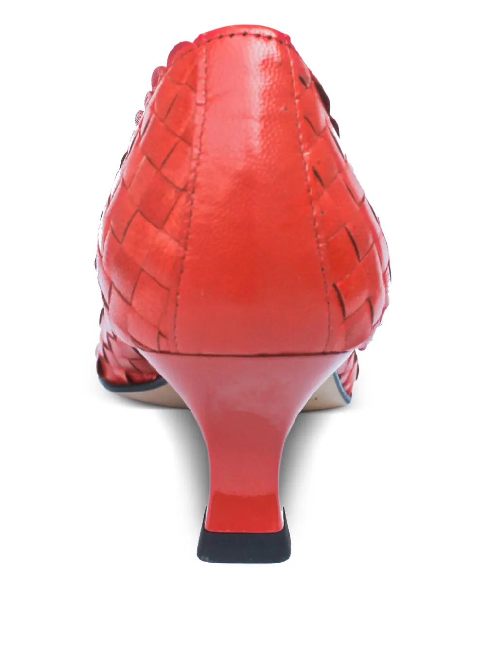 La-Rose Carol geweven pumps Rood