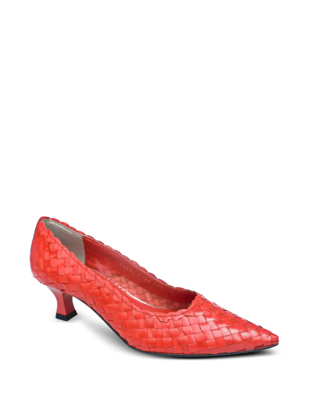La-Rose Carol geweven pumps Rood