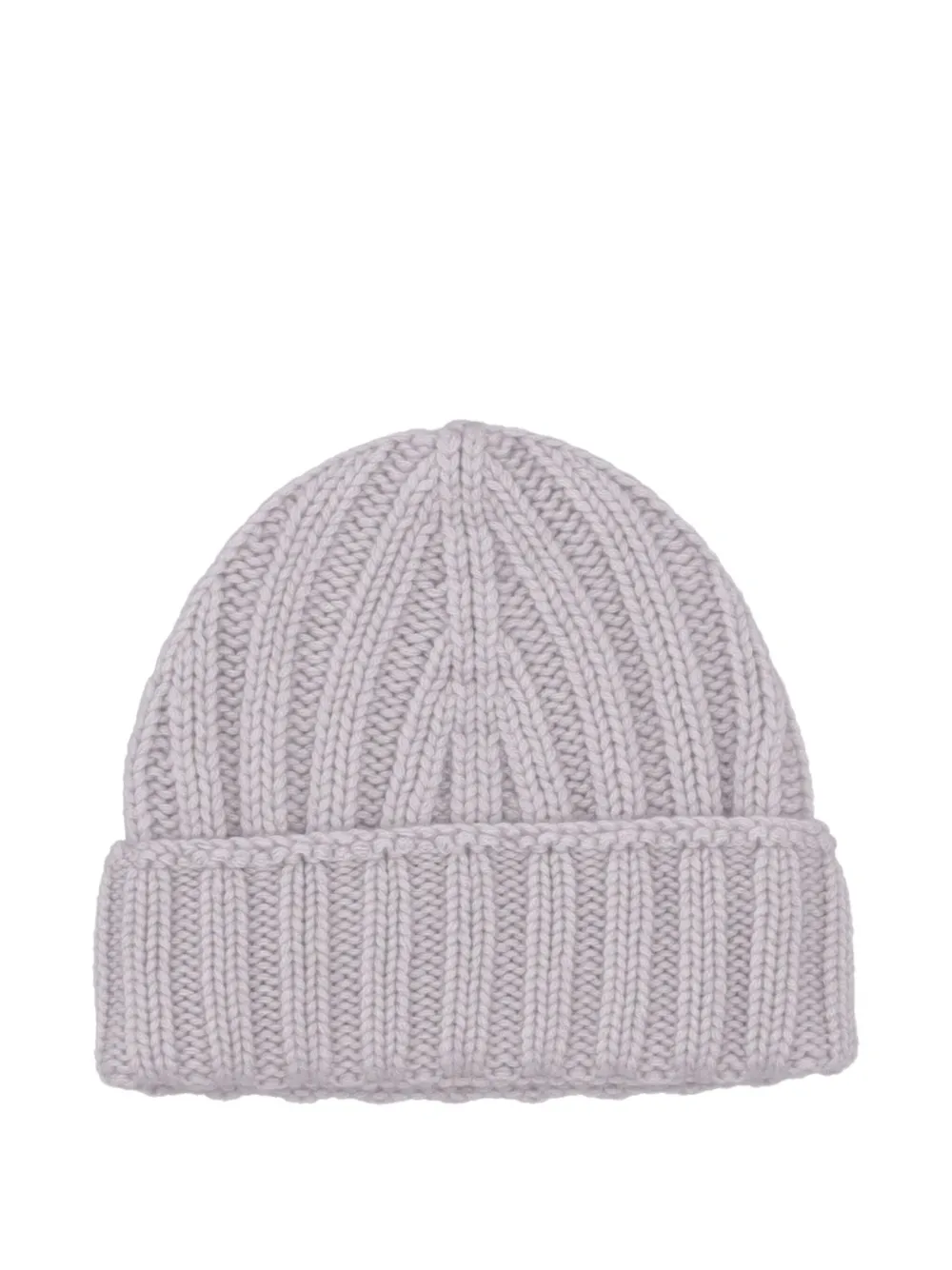 La Rose Ribbed Beanie In Purple