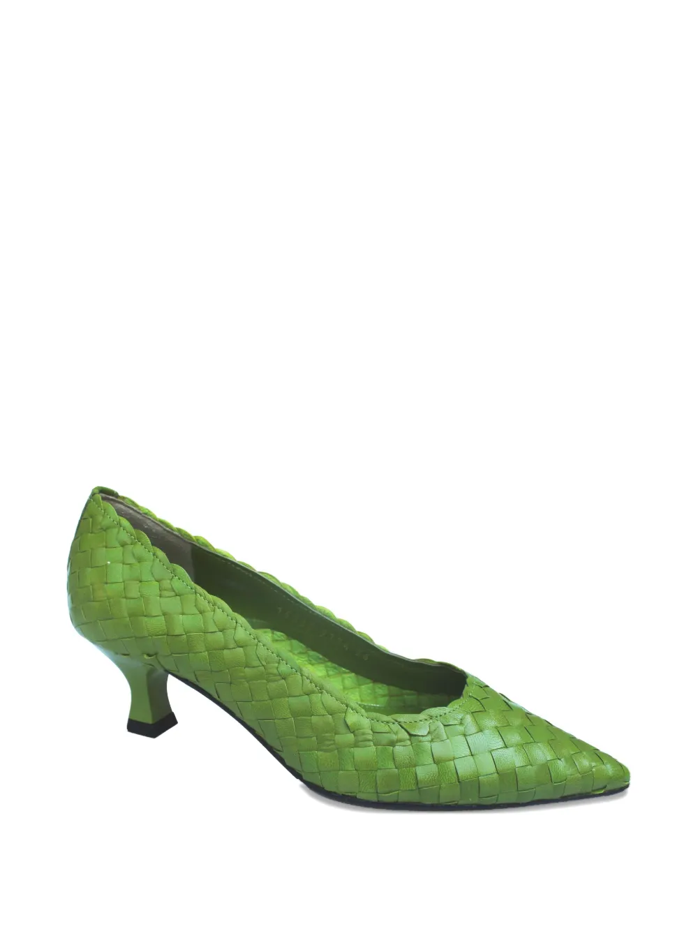 La-Rose Carol geweven pumps Groen
