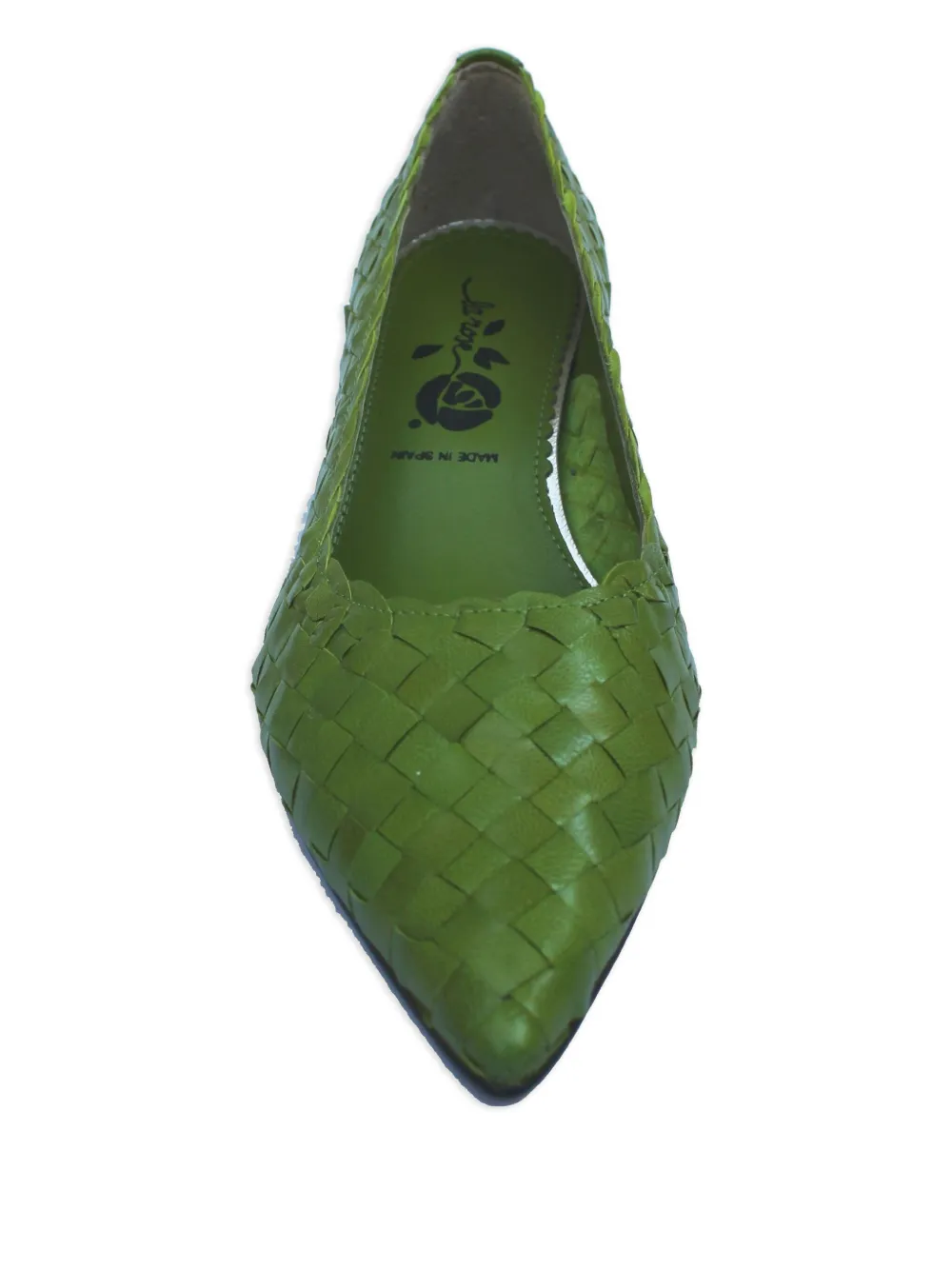 La-Rose Carol geweven pumps Groen