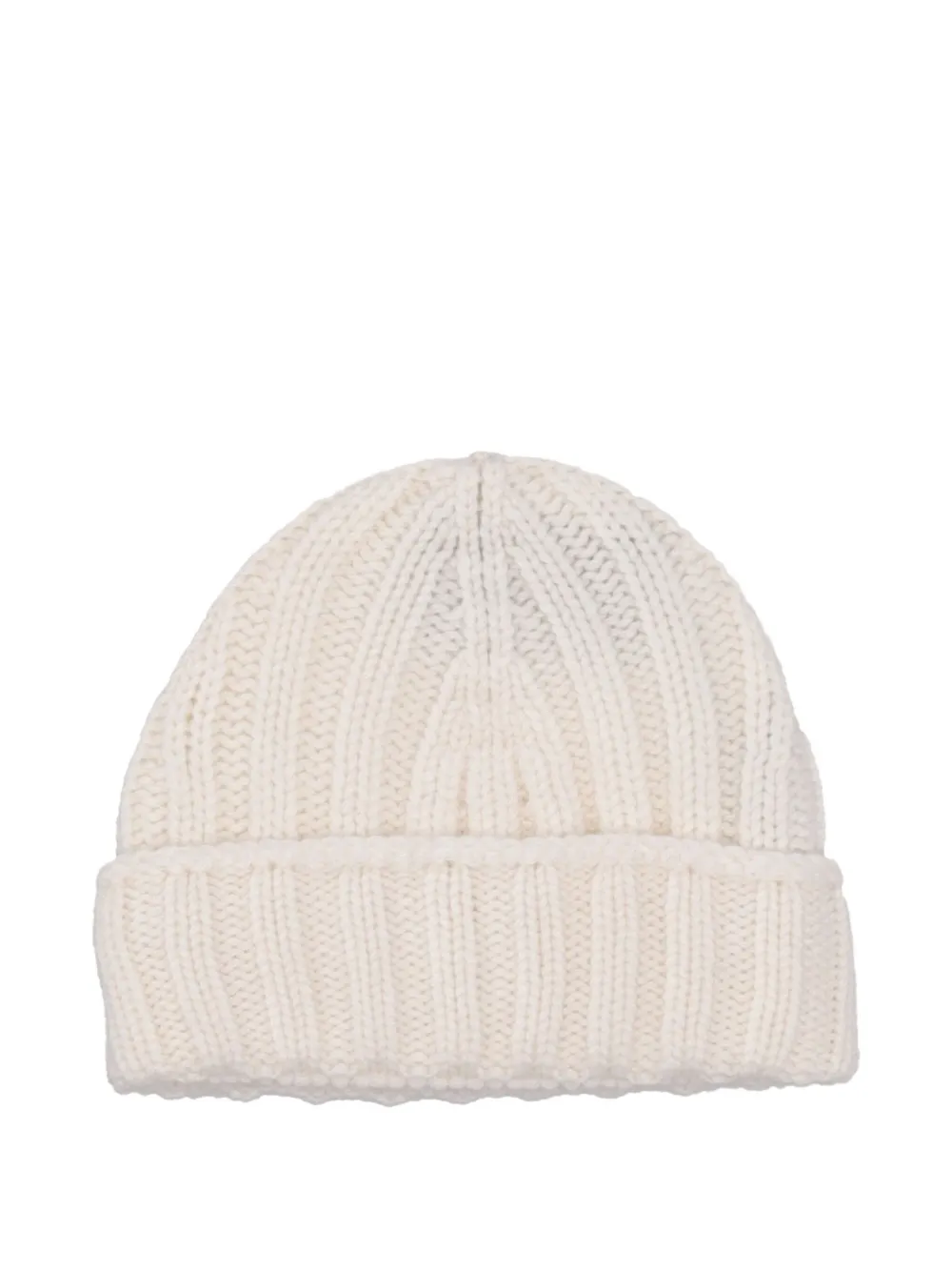 La Rose Ribbed Beanie In Neutral