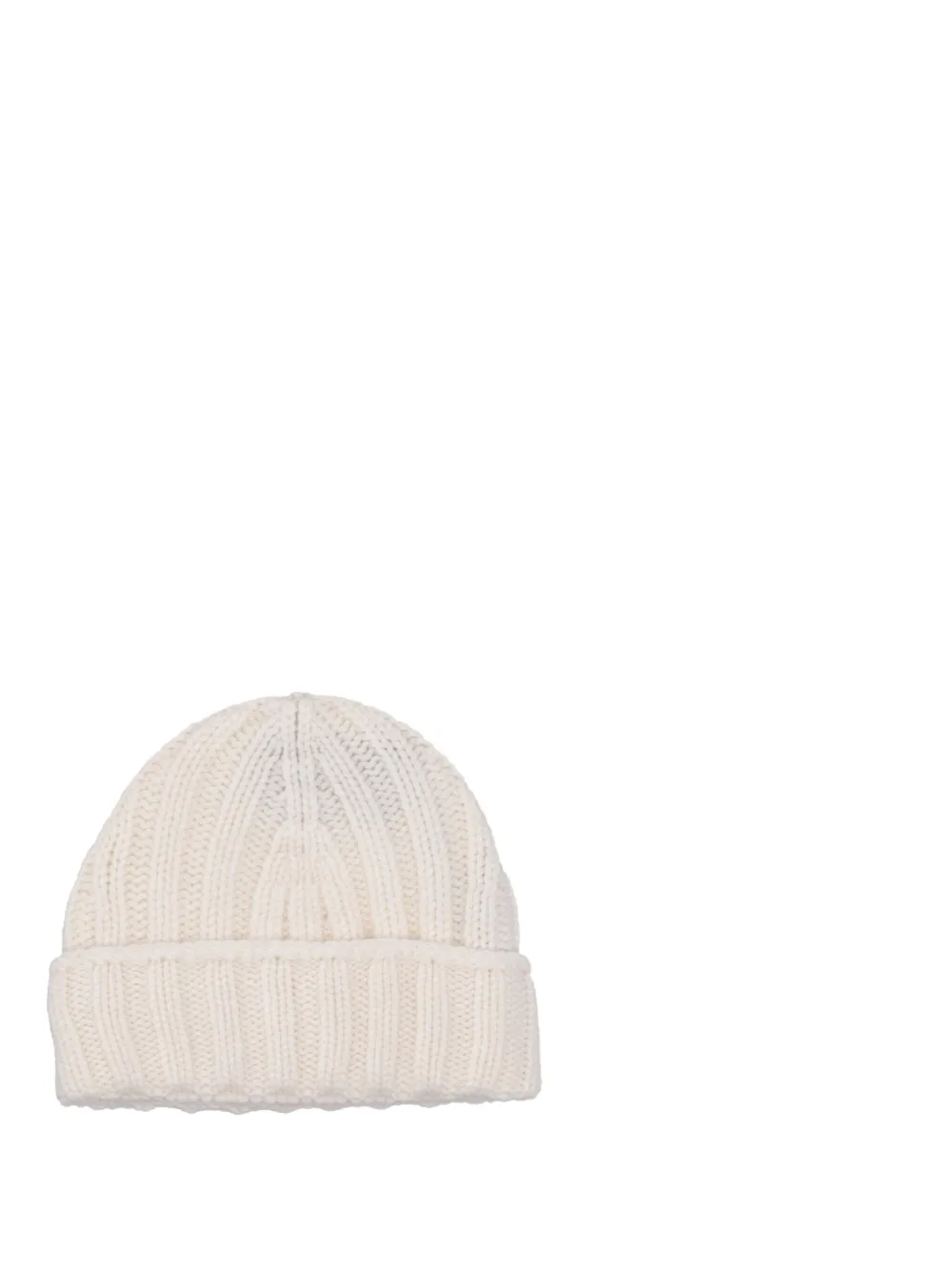 La Rose Ribbed Beanie In Neutral