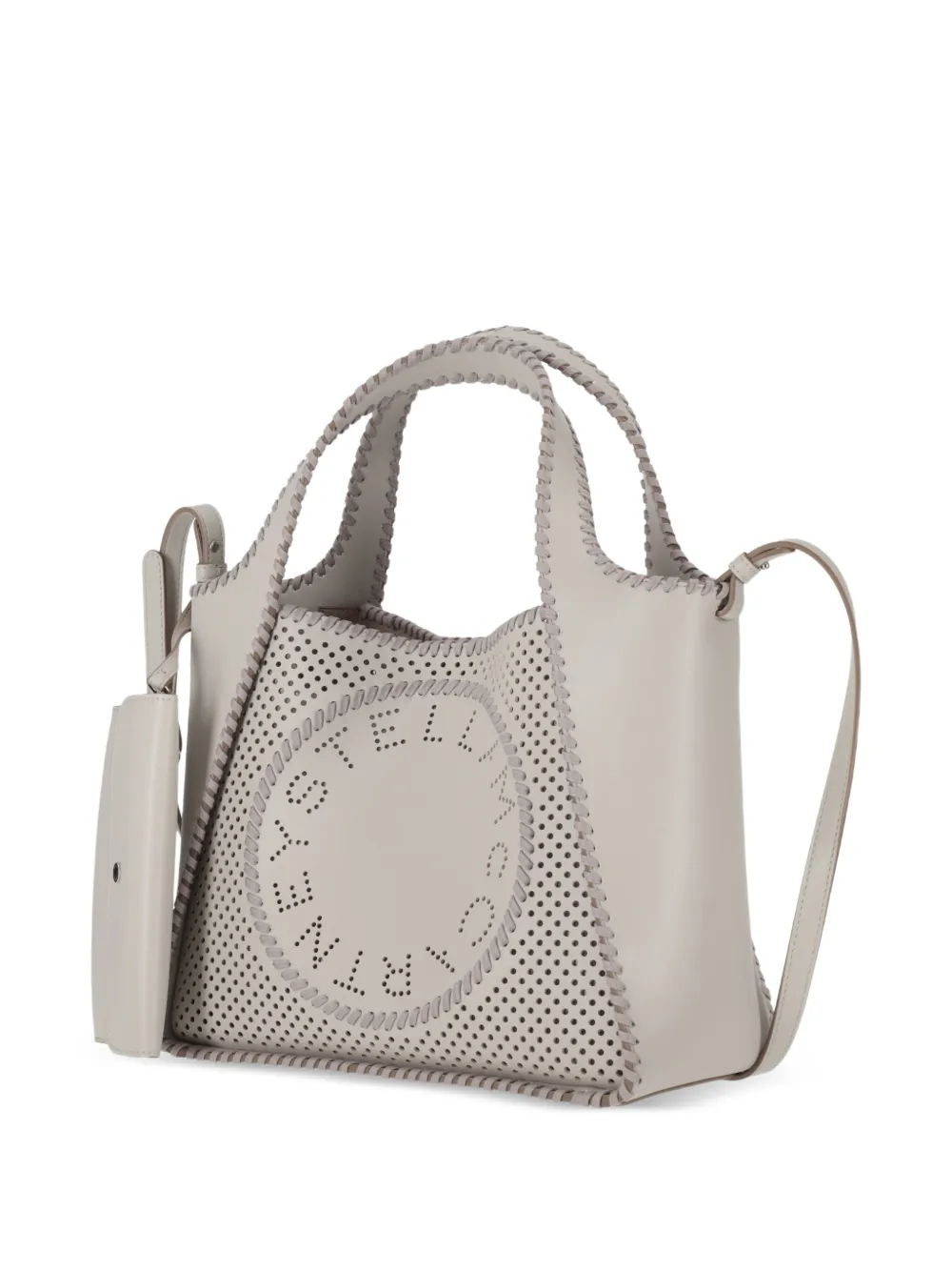 Stella McCartney Geperforeerde shopper - Beige