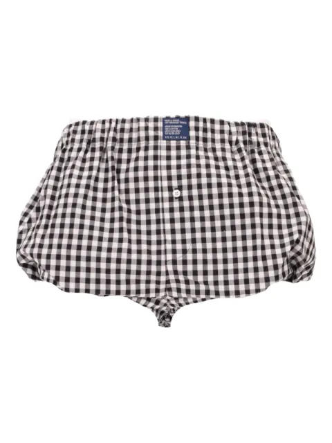MERYLL ROGGE gingham-pattern bloomer shorts