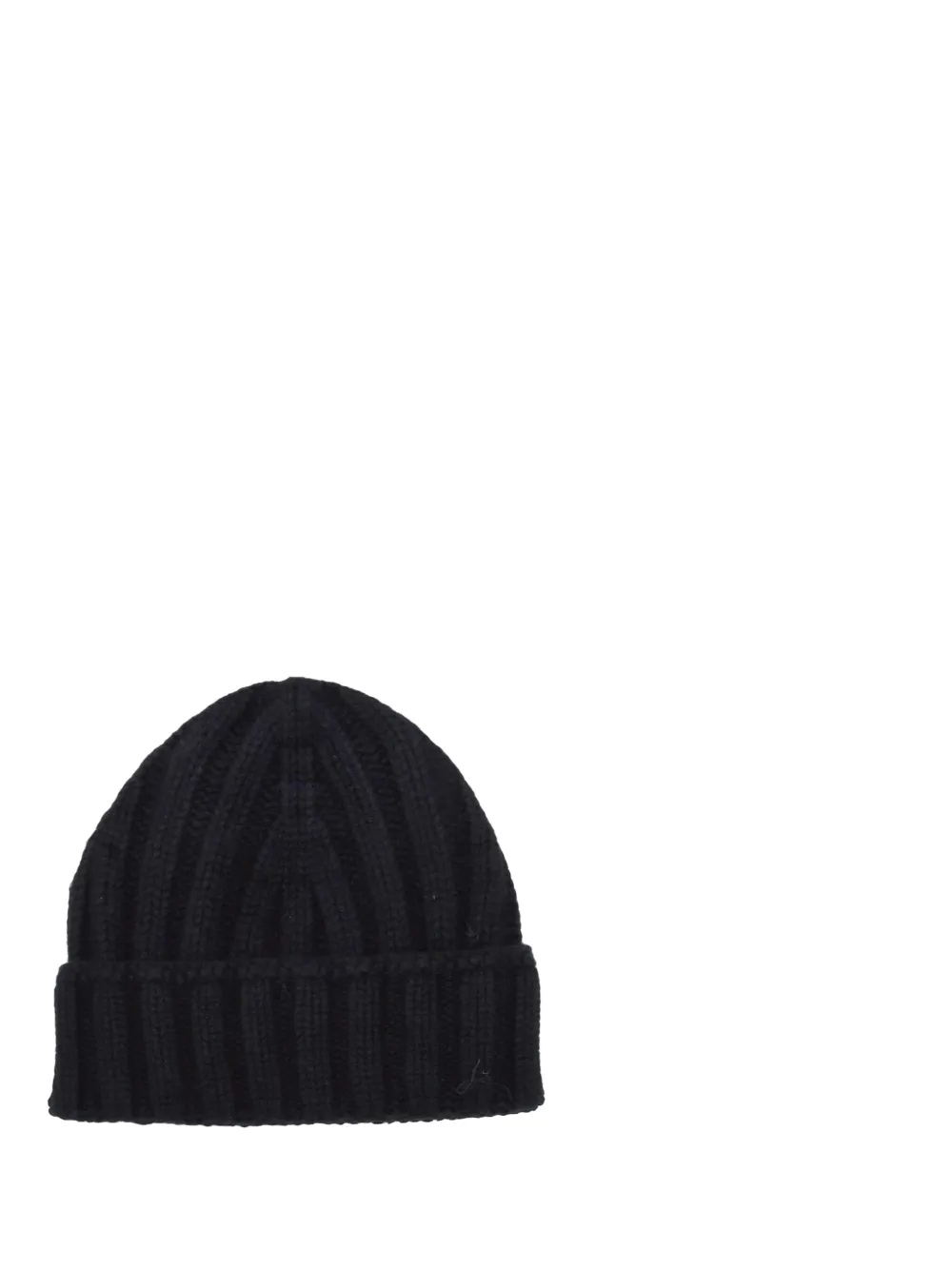 La Rose Ribbed Beanie In Black