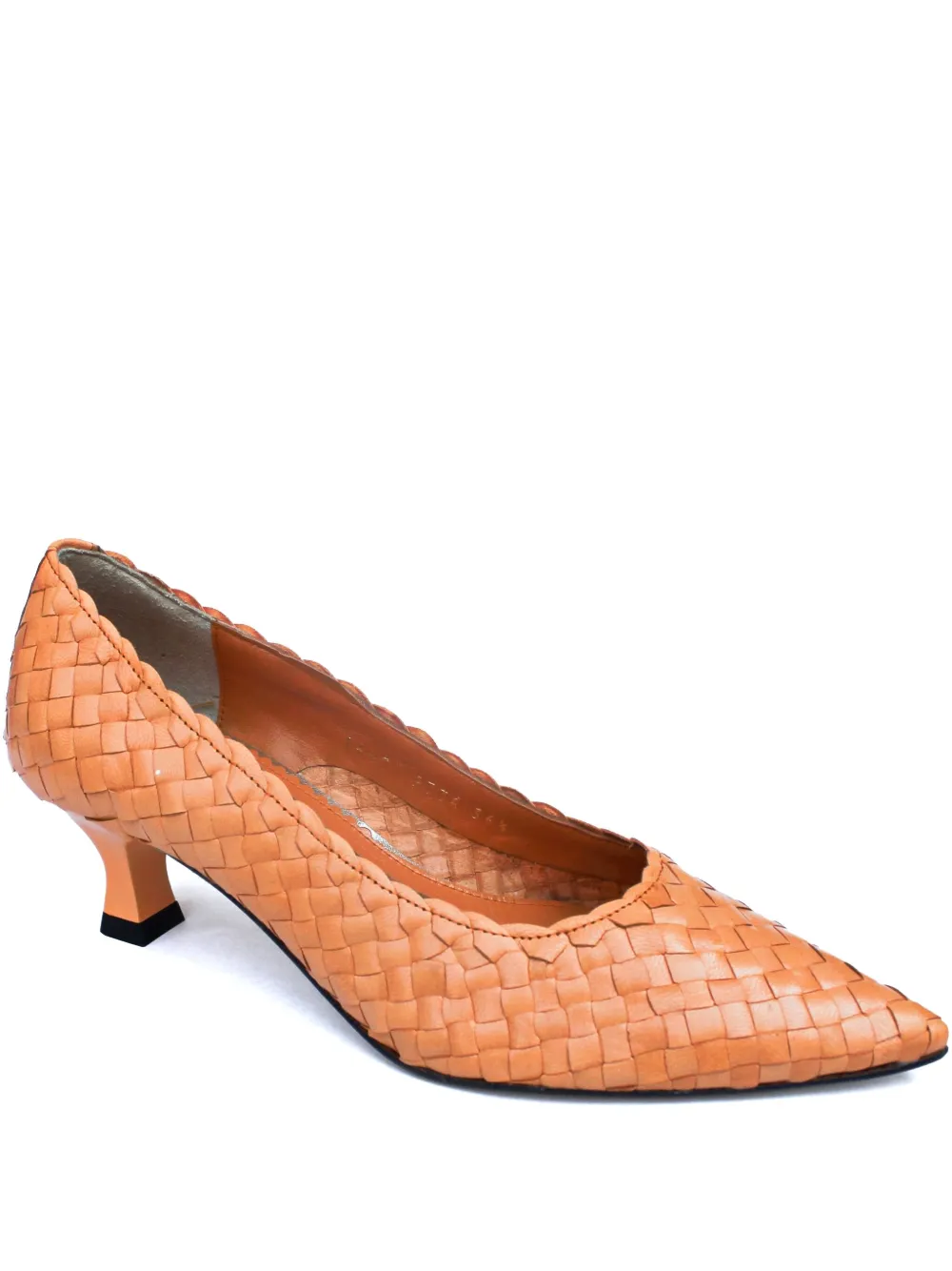 La-Rose Carol geweven pumps Oranje