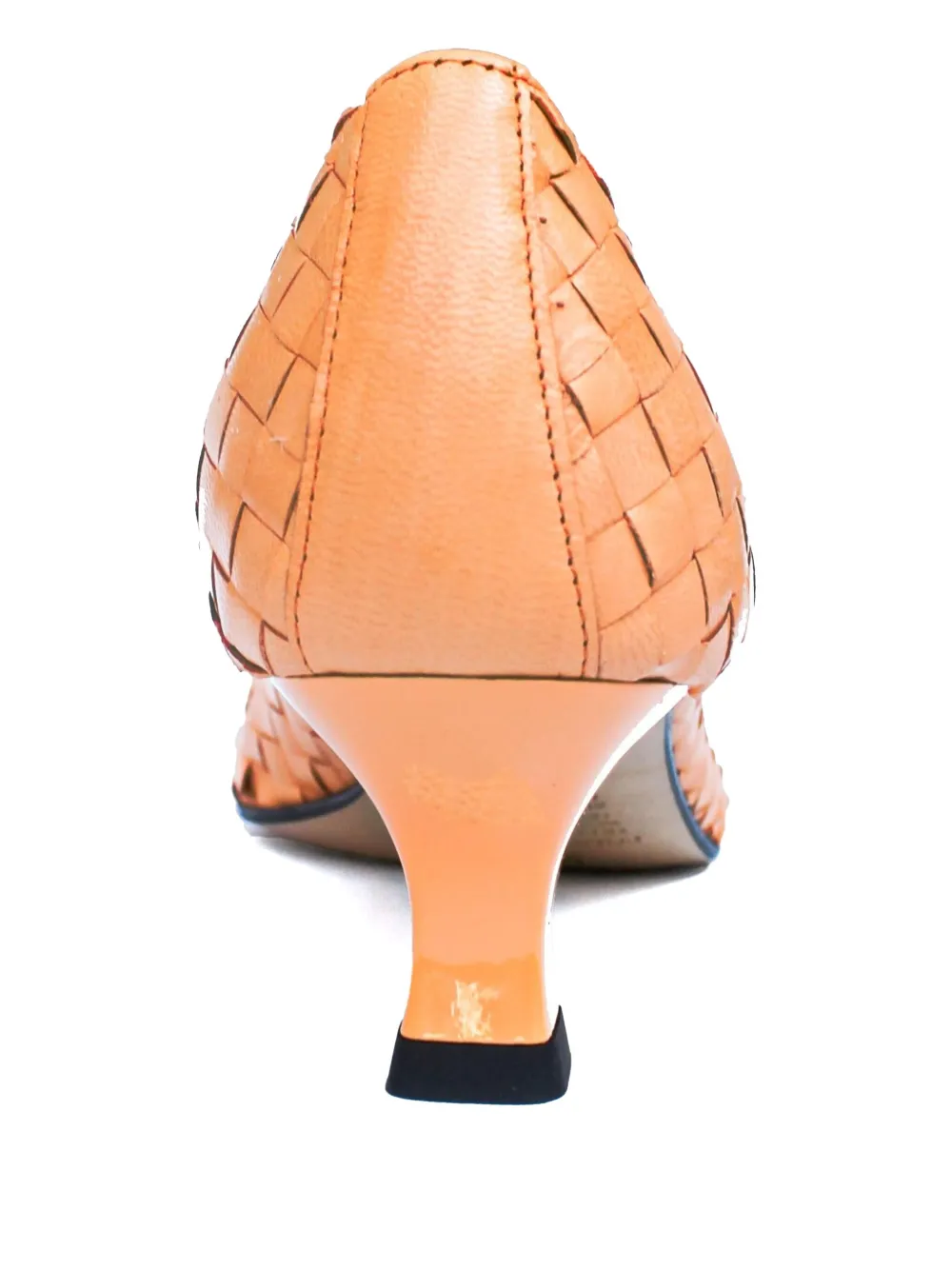 La-Rose Carol geweven pumps Oranje