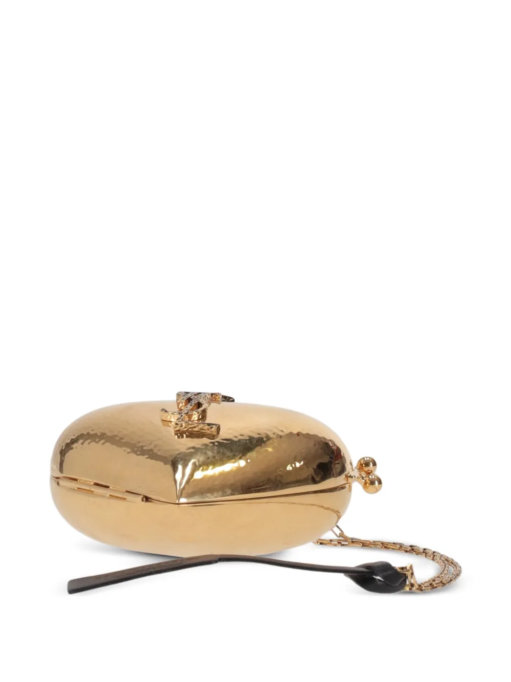 Saint Laurent Heart mini-tas Goud