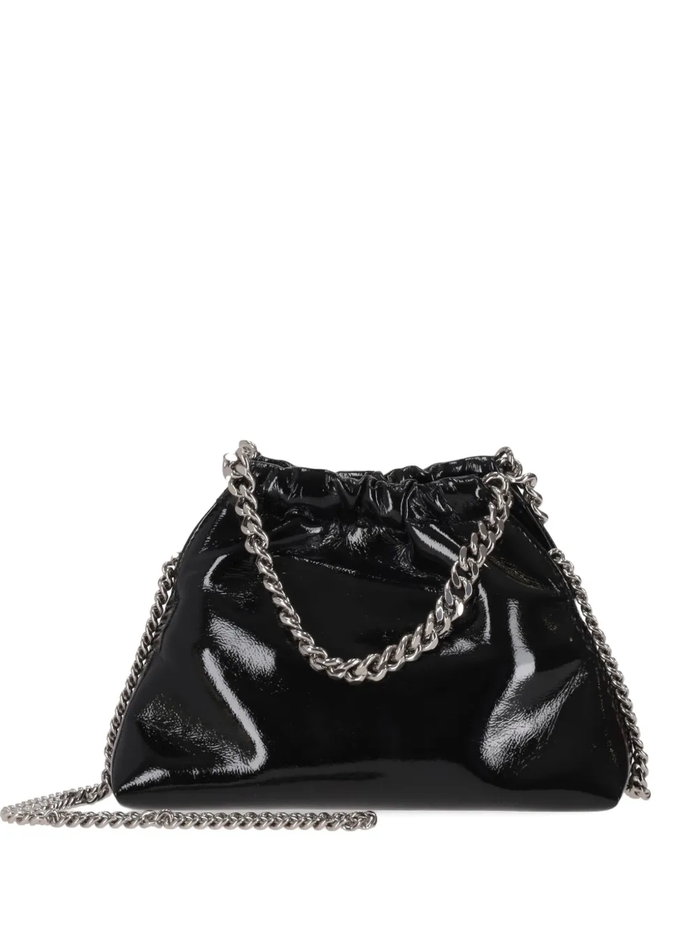 Stella McCartney Falabella kleine schoudertas met trekkoord Zwart