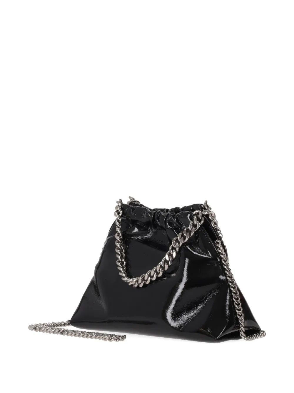 Stella McCartney Falabella kleine schoudertas met trekkoord Zwart