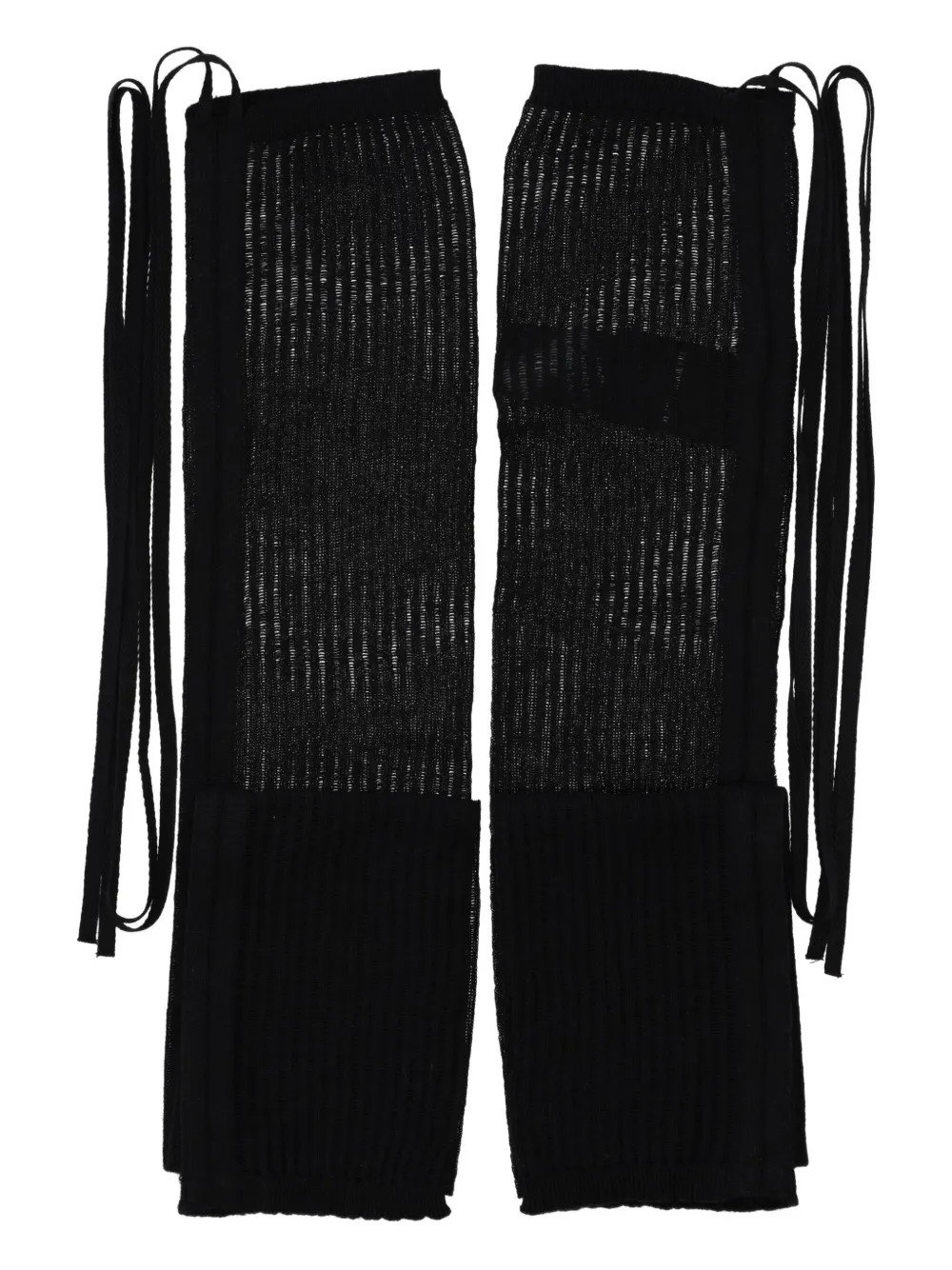Ann Demeulemeester Scaldamuscoli a coste - Nero