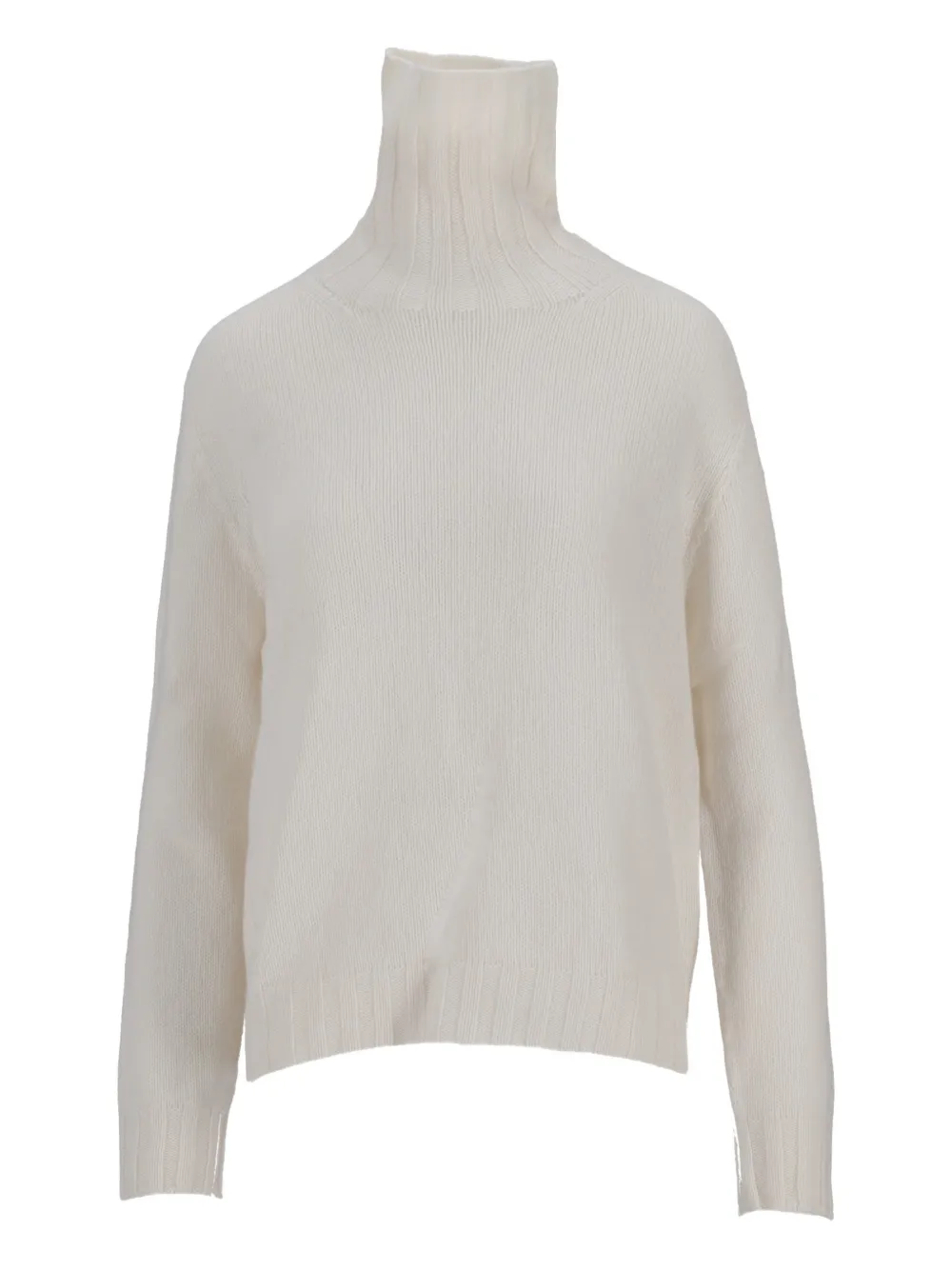 La Rose Roll-neck Sweater In Neutral
