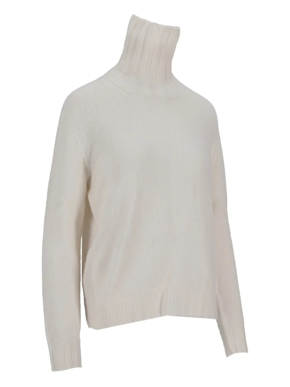 La Rose Roll-neck Sweater In Neutral