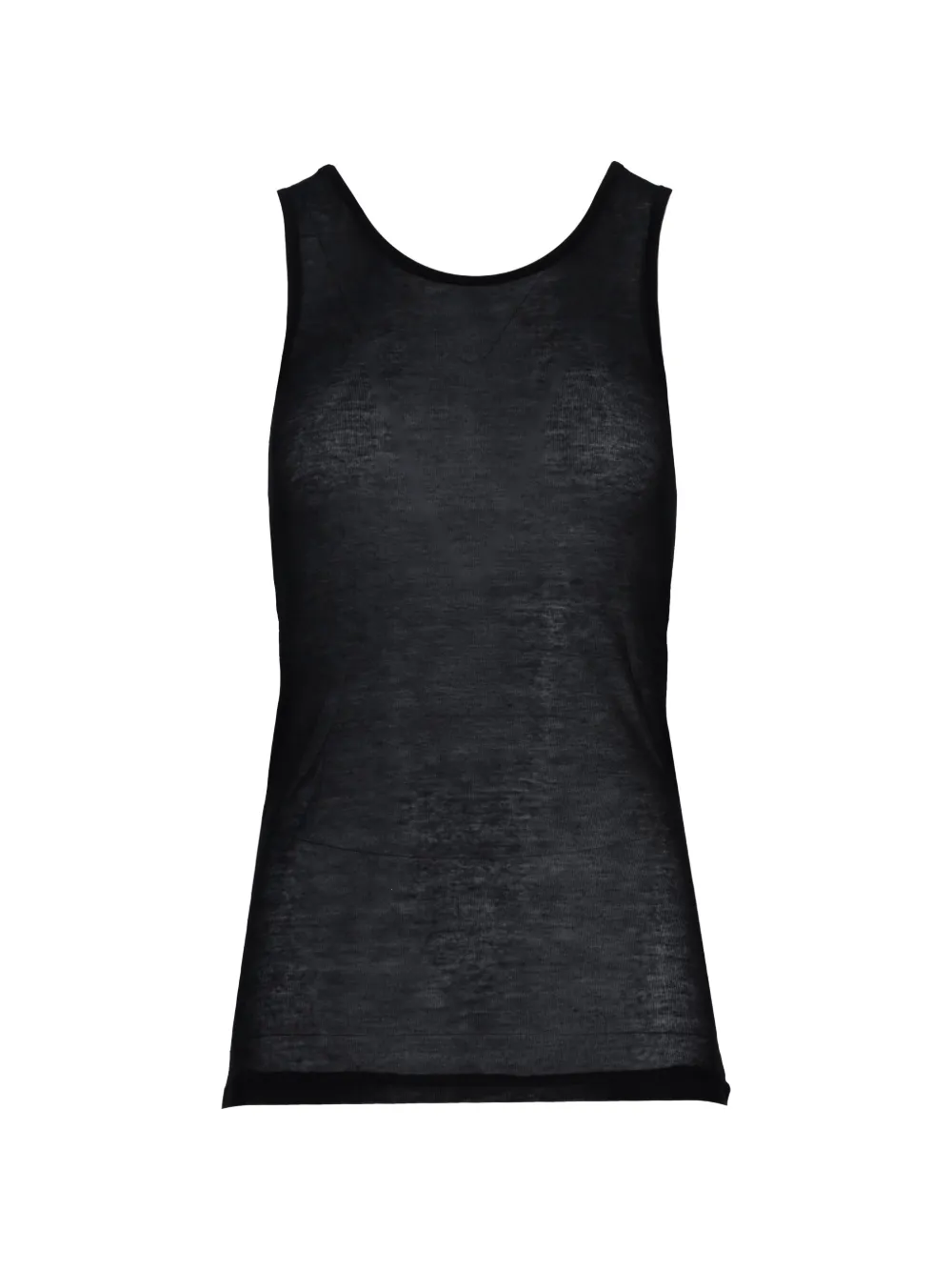 Ann Demeulemeester Fonsin jersey tank top - Nero