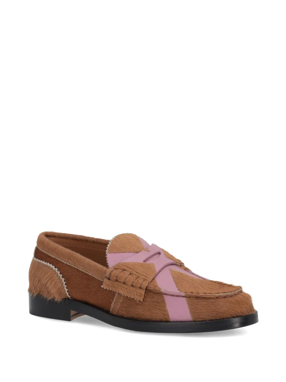 College Loafers met bandje - Bruin