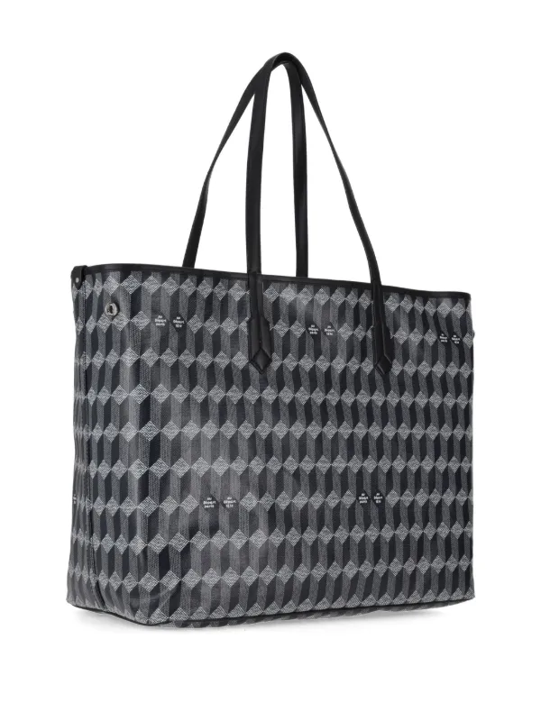 Au Départ No.55 Geometric Tote Bag | Black | FARFETCH