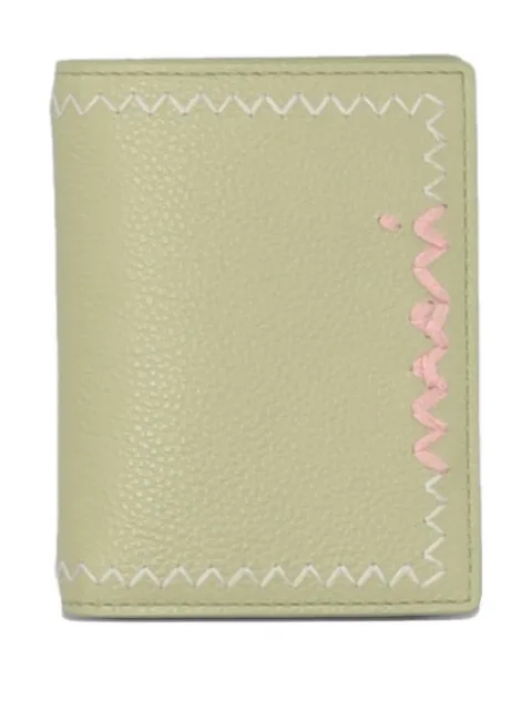 Marni embroidered leather bifold wallet