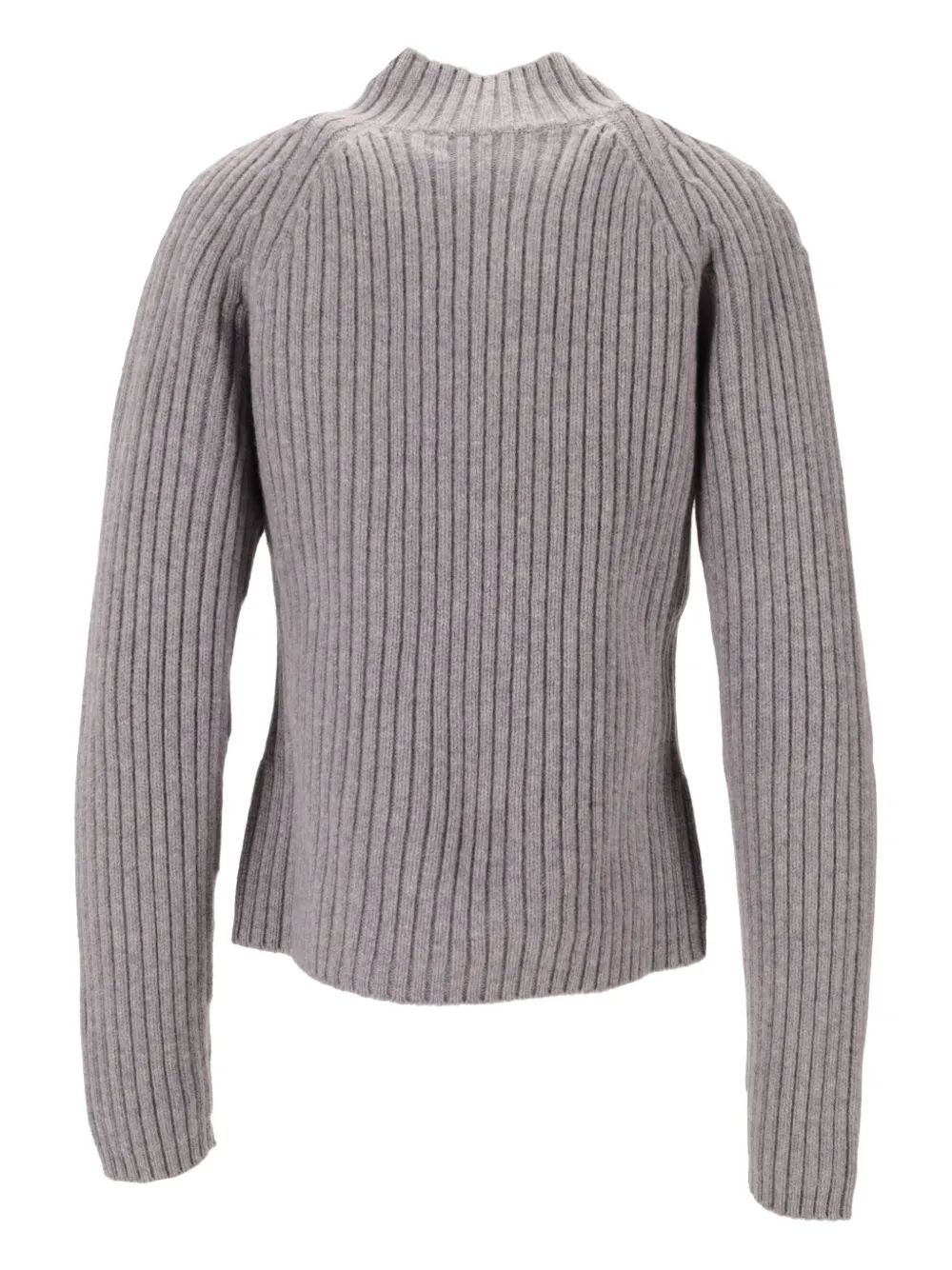 Niccolò Pasqualetti Corazza Zip-detail Sweater In Gray