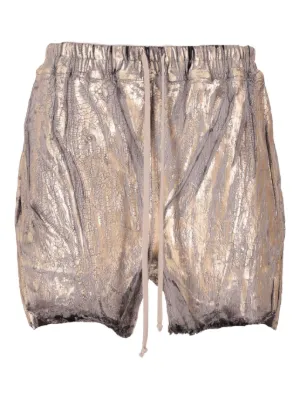 Rick Owens DRKSHDW ダメージ デニムショーツ | グレー | FARFETCH JP
