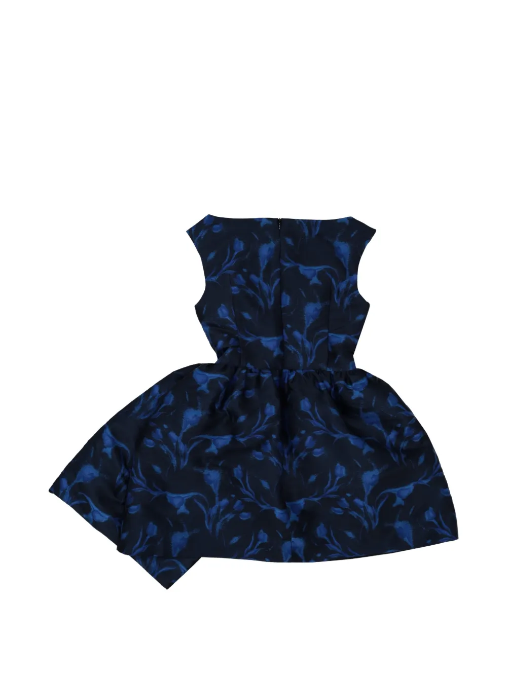 SHUSHU/TONG Asymmetric Panel Short Dress in Blue, view 2