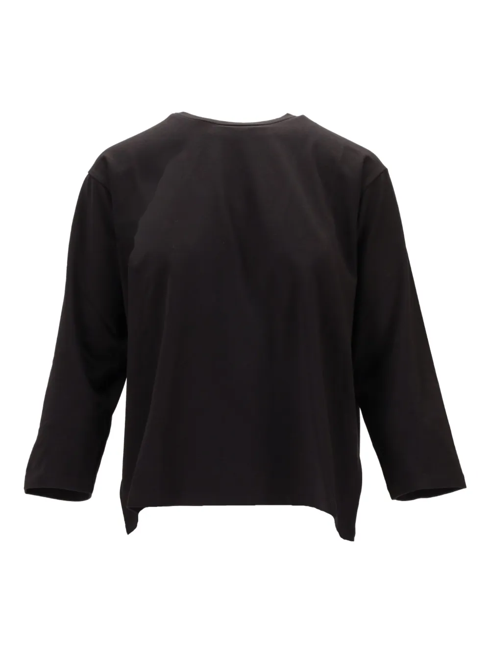 La Rose Long-sleeve T-shirt In Black