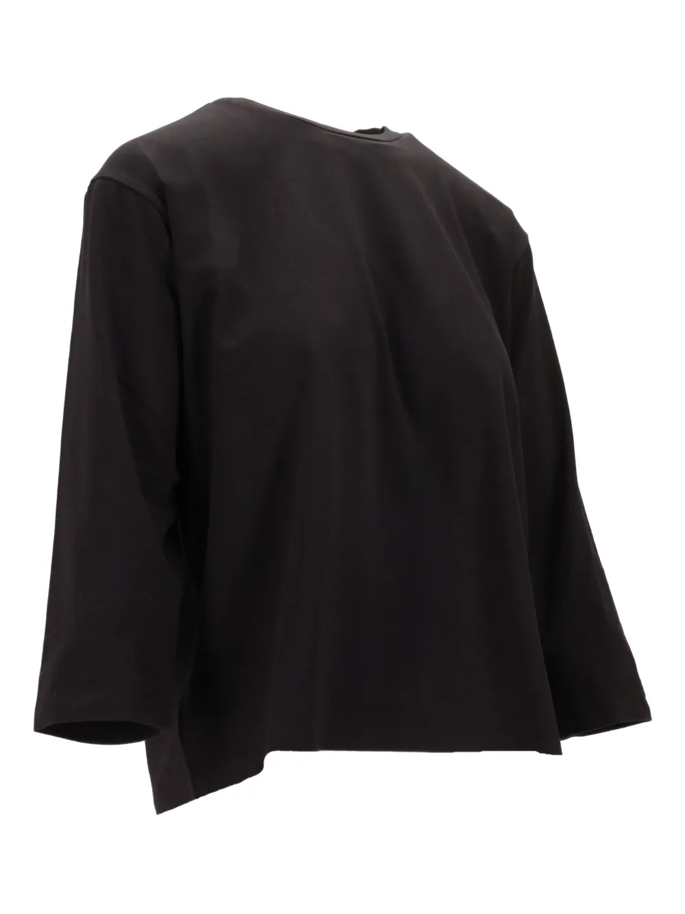 La Rose Long-sleeve T-shirt In Black