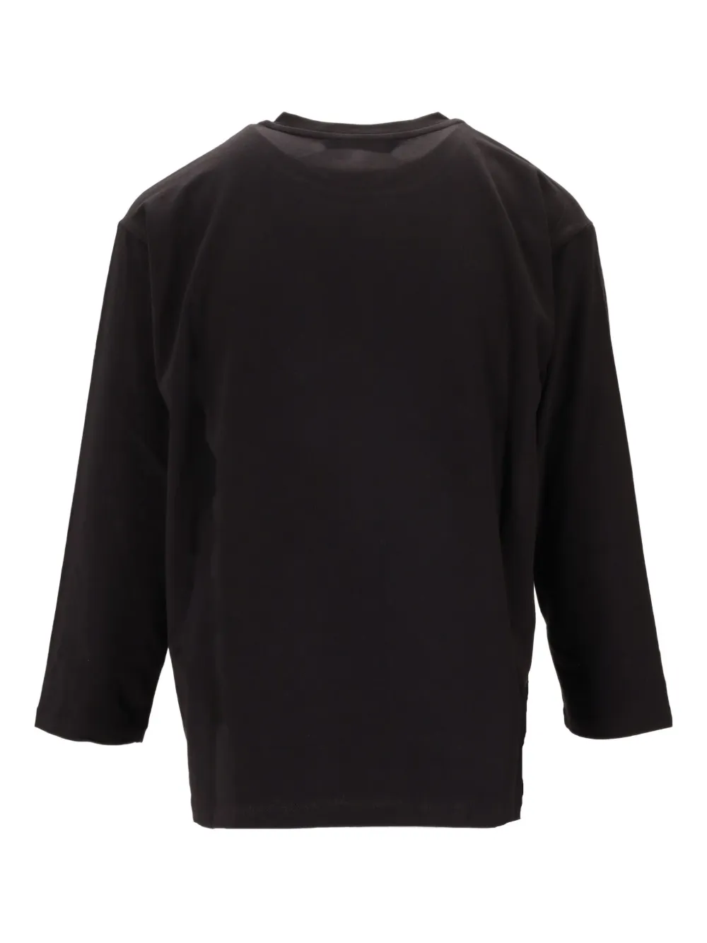 La Rose Long-sleeve T-shirt In Black