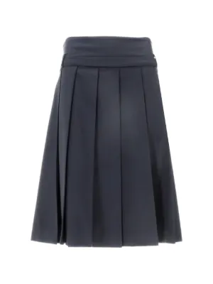 Patou エラスティックウエスト スカート | ブルー | FARFETCH JP
