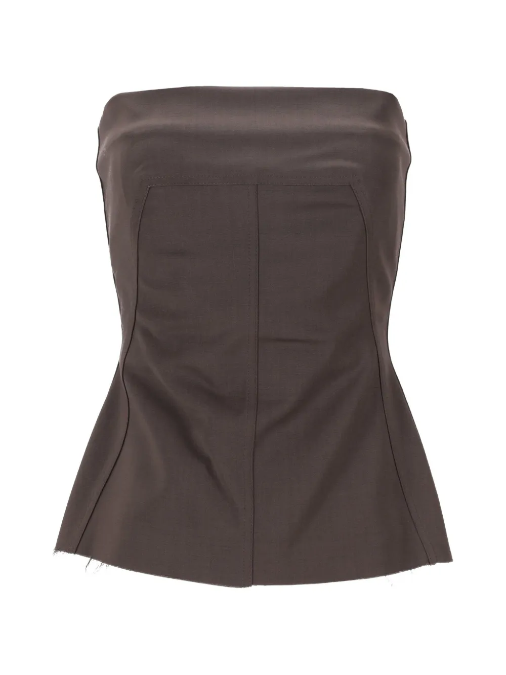 Rick Owens Concordians bustier top - Marrone