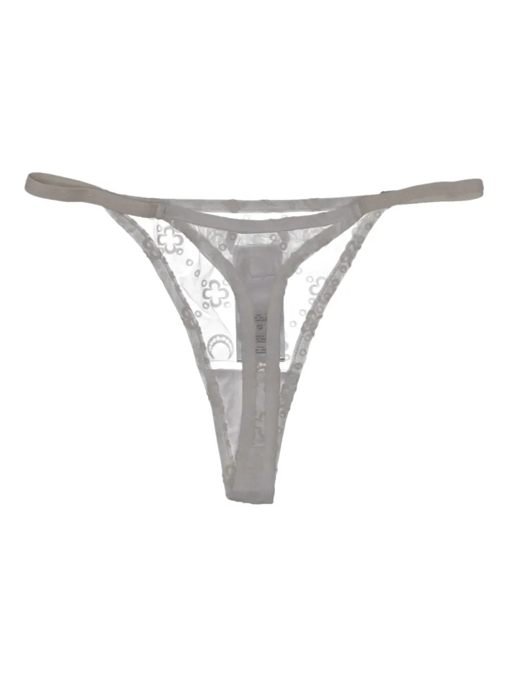 Marine Serre String met patroon - Grijs