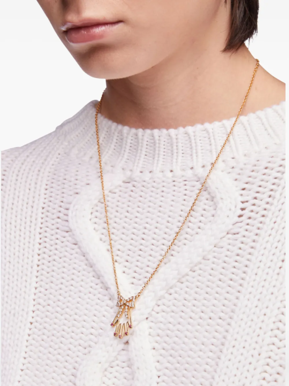 Vivetta Handy verfraaide halsketting - Goud