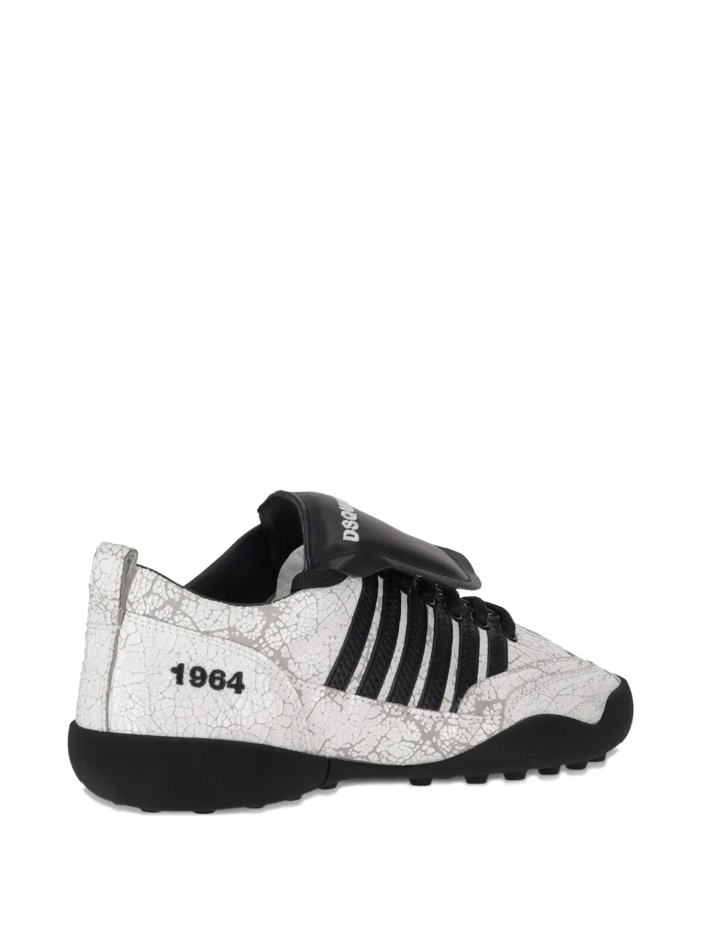 DSQUARED2 lace-up soccer sneakers Wit