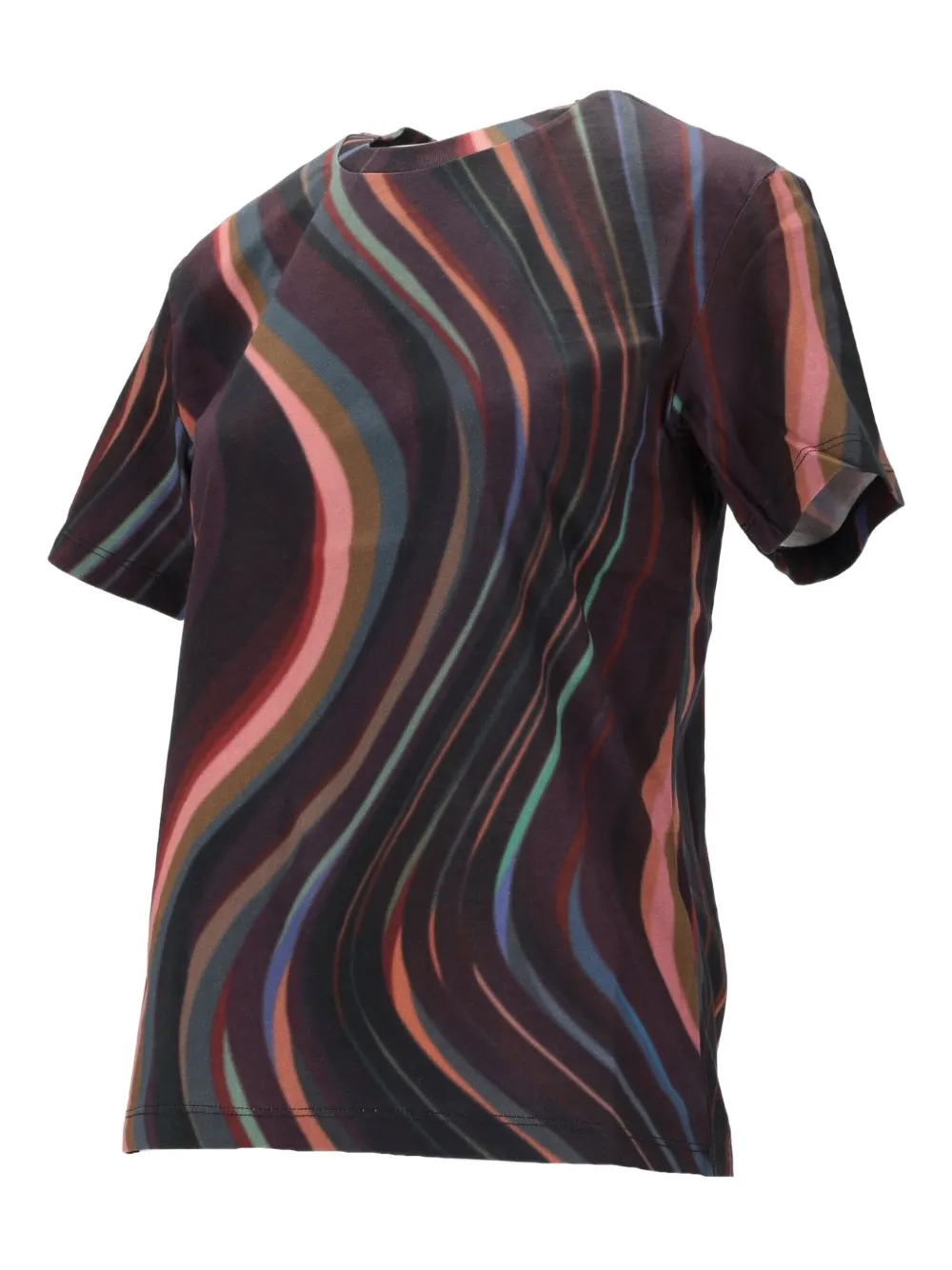Paul Smith Swirl-print T-shirt In Brown