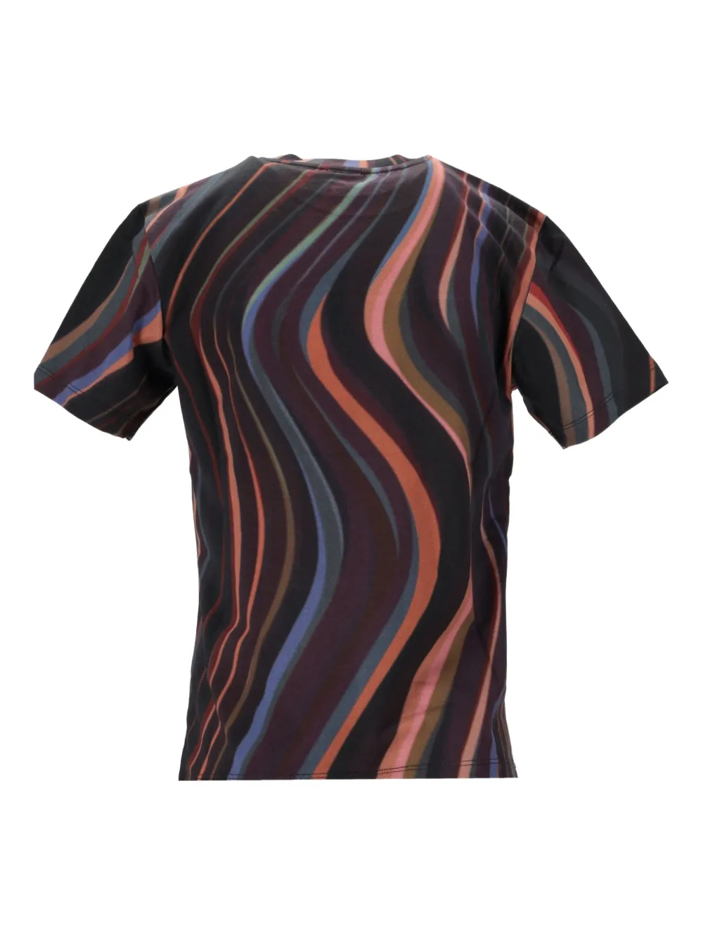 Paul Smith Swirl-print T-shirt In Brown