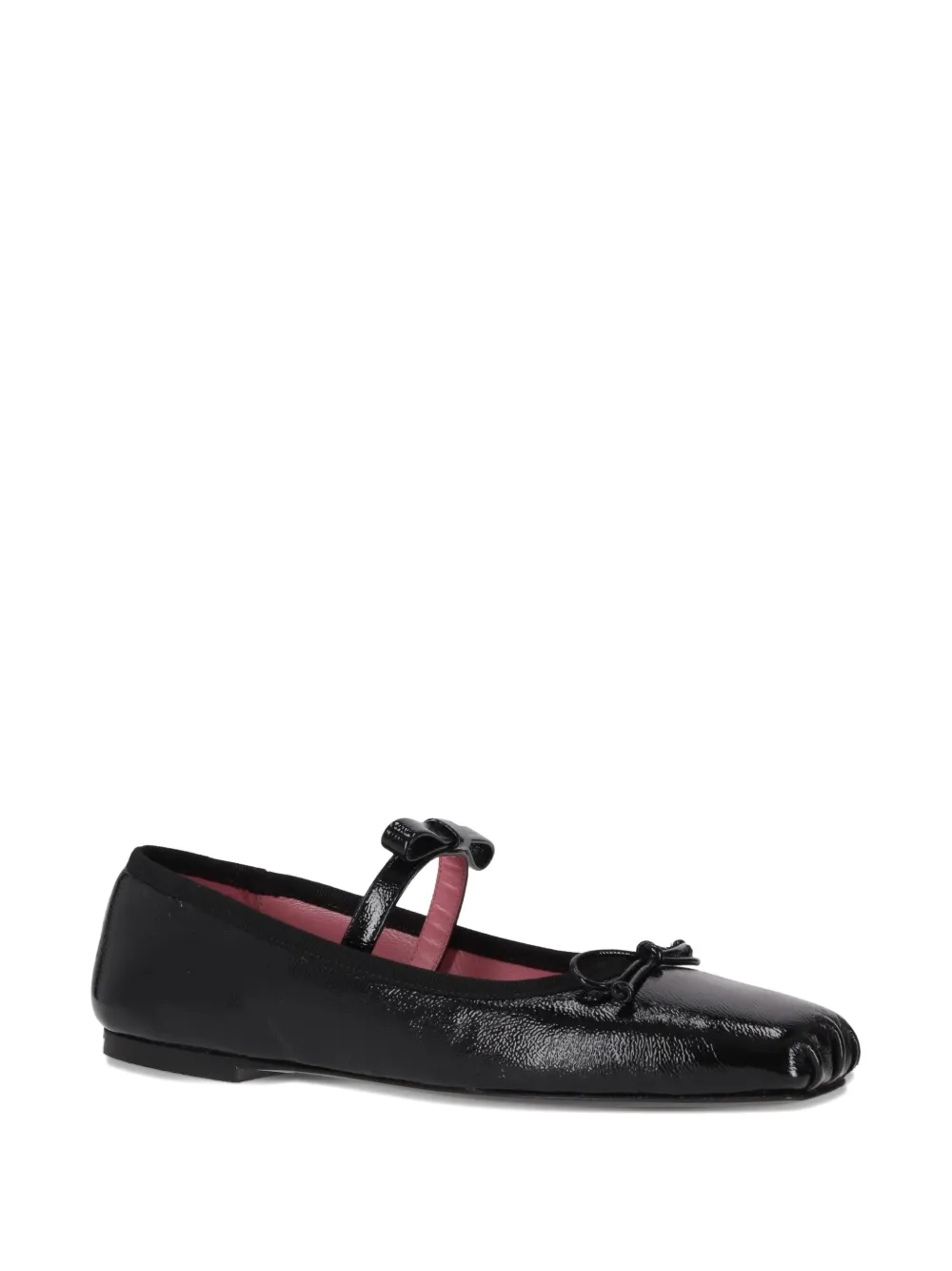 Vivetta Ballerina Classic bow-strap ballet flats - Zwart