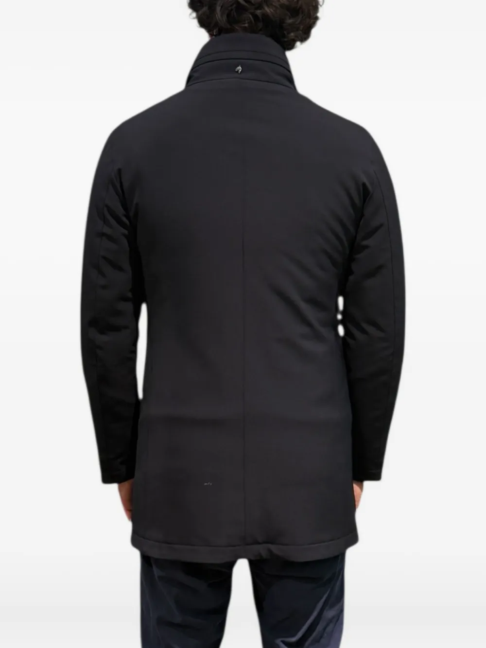 Montecore Long-sleeve Padded Coat In Black
