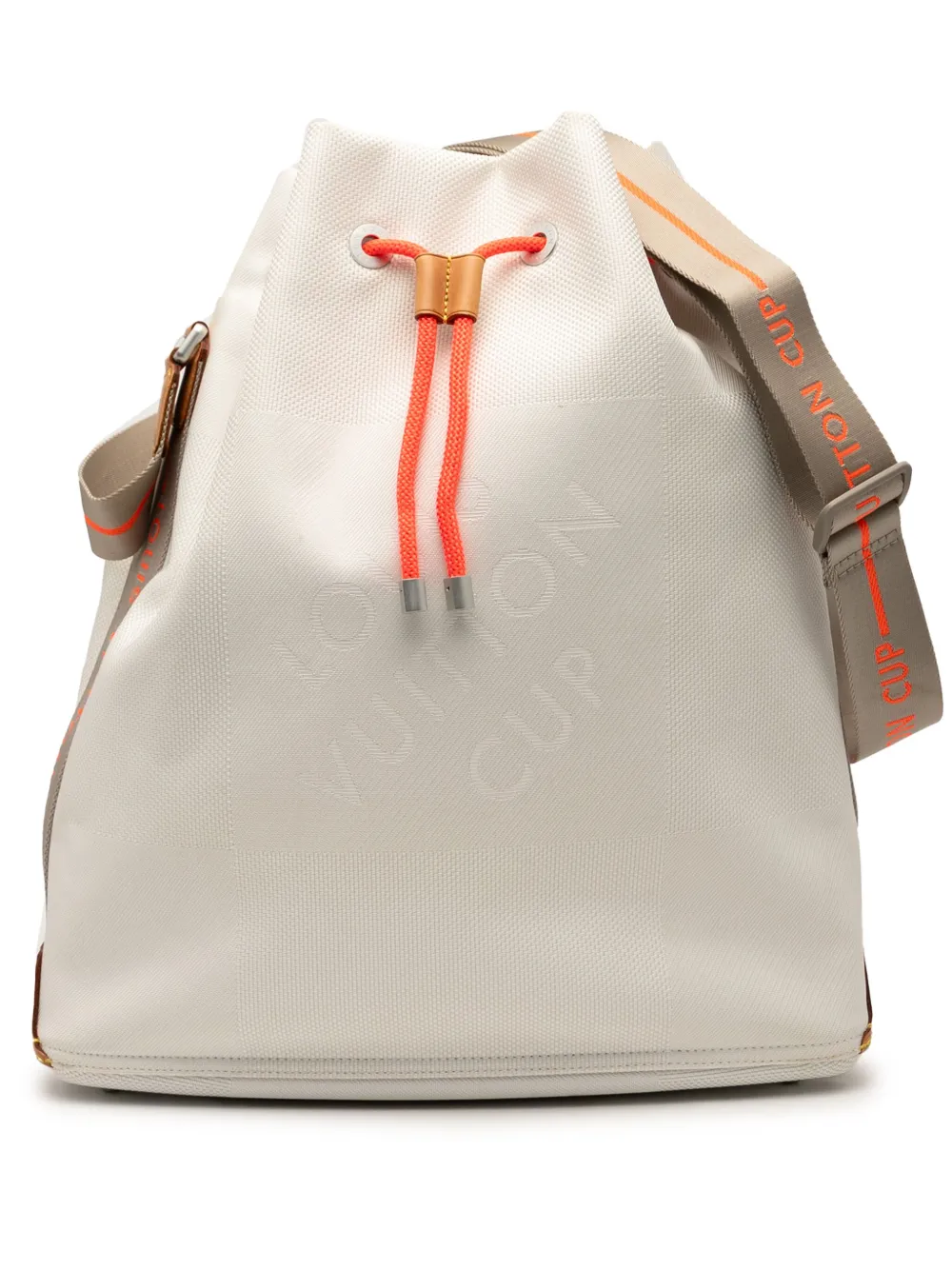Louis Vuitton Pre-Owned 2002 Damier Geant LV Cup Volunteer Bag bucket bag - Bianco