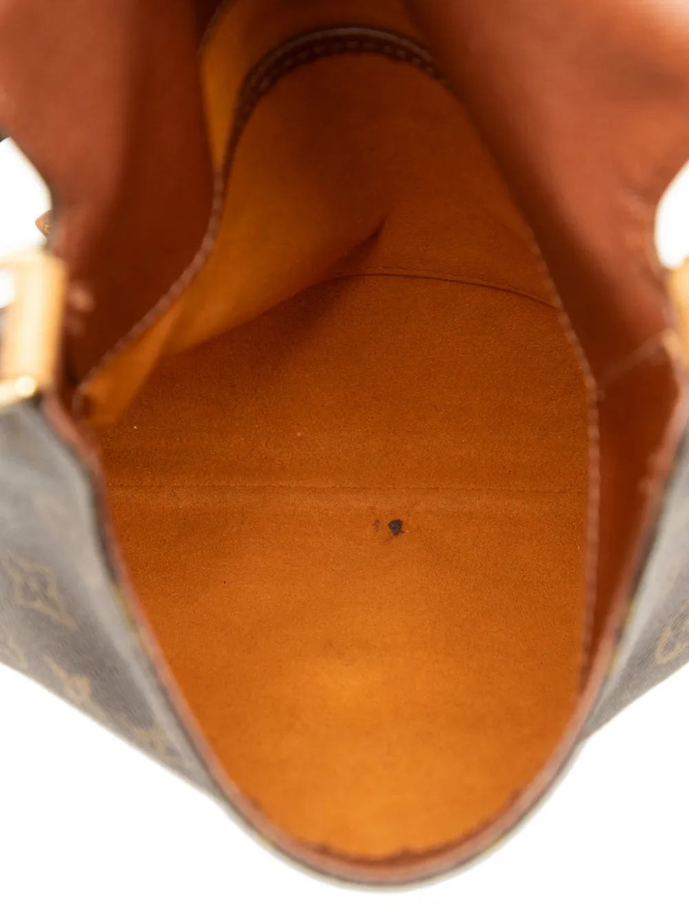 Pre-owned Louis Vuitton 2002 Monogram Musette Salsa Pm Long Strap Crossbody Bag In Brown