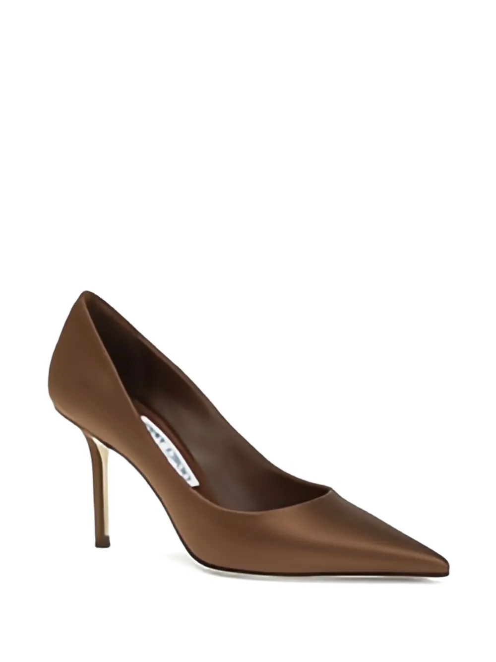 Jimmy Choo 85mm Love Pointed Pumps In Brown