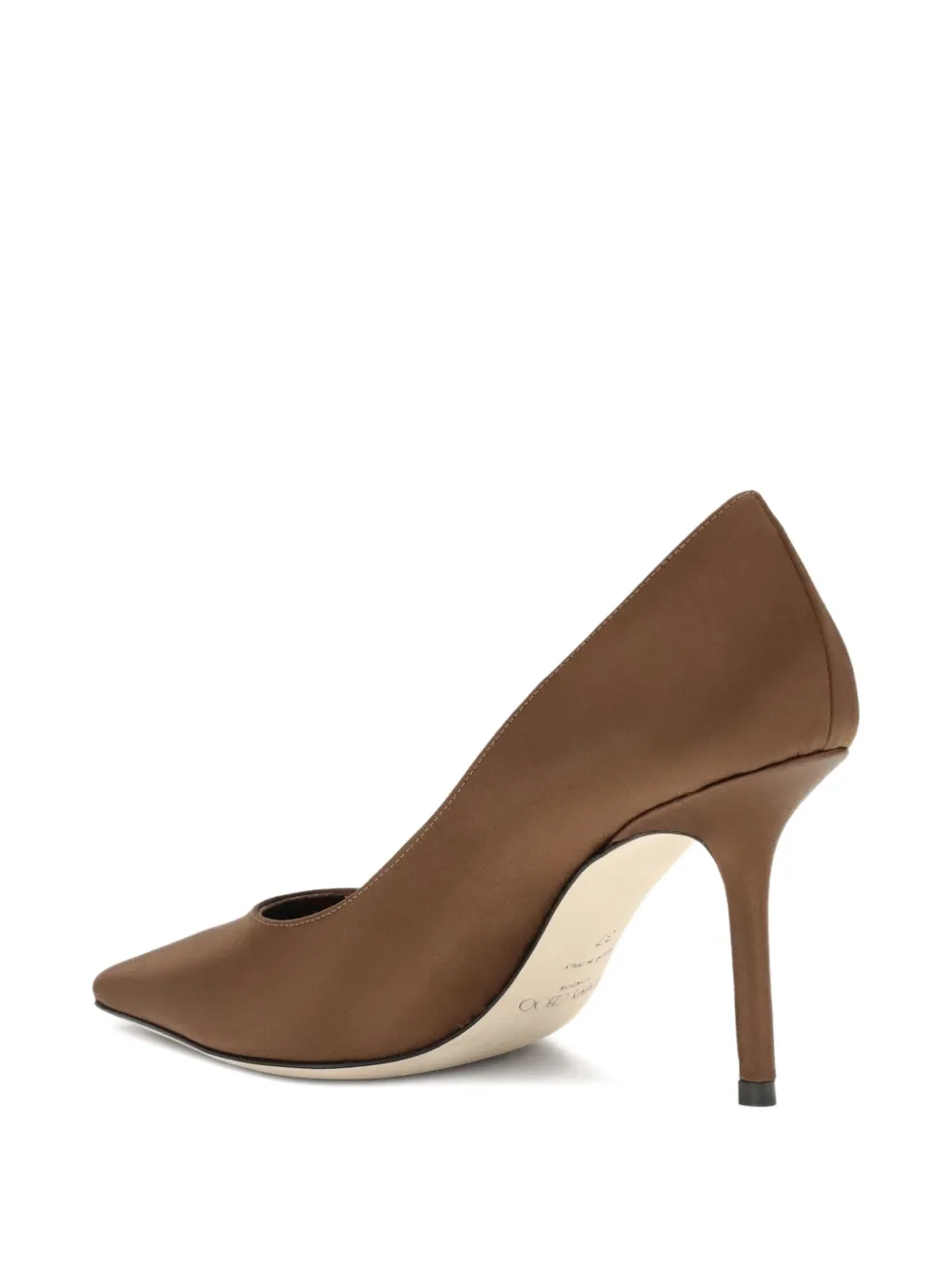 Jimmy Choo 85mm Love Pointed Pumps In Brown