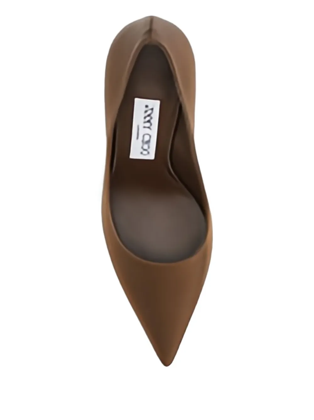 Jimmy Choo 85mm Love Pointed Pumps In Brown