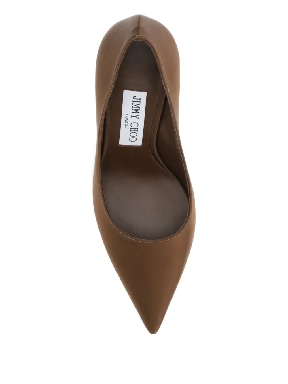 Jimmy Choo 85mm Love Pointed Pumps In Brown