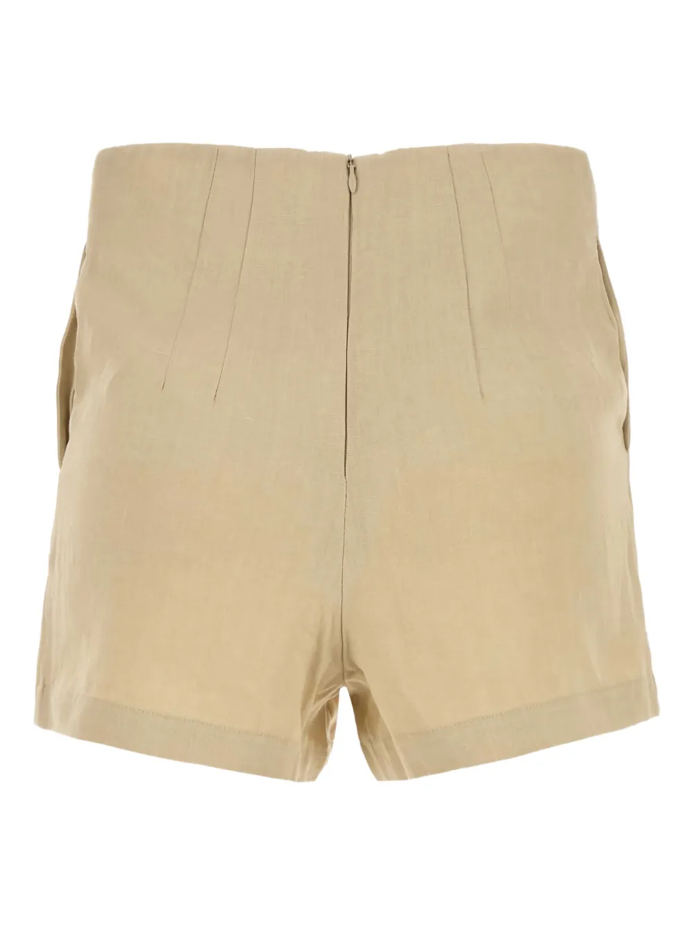 Le Kasha Beige Linen Ezbet Shorts In Neutral