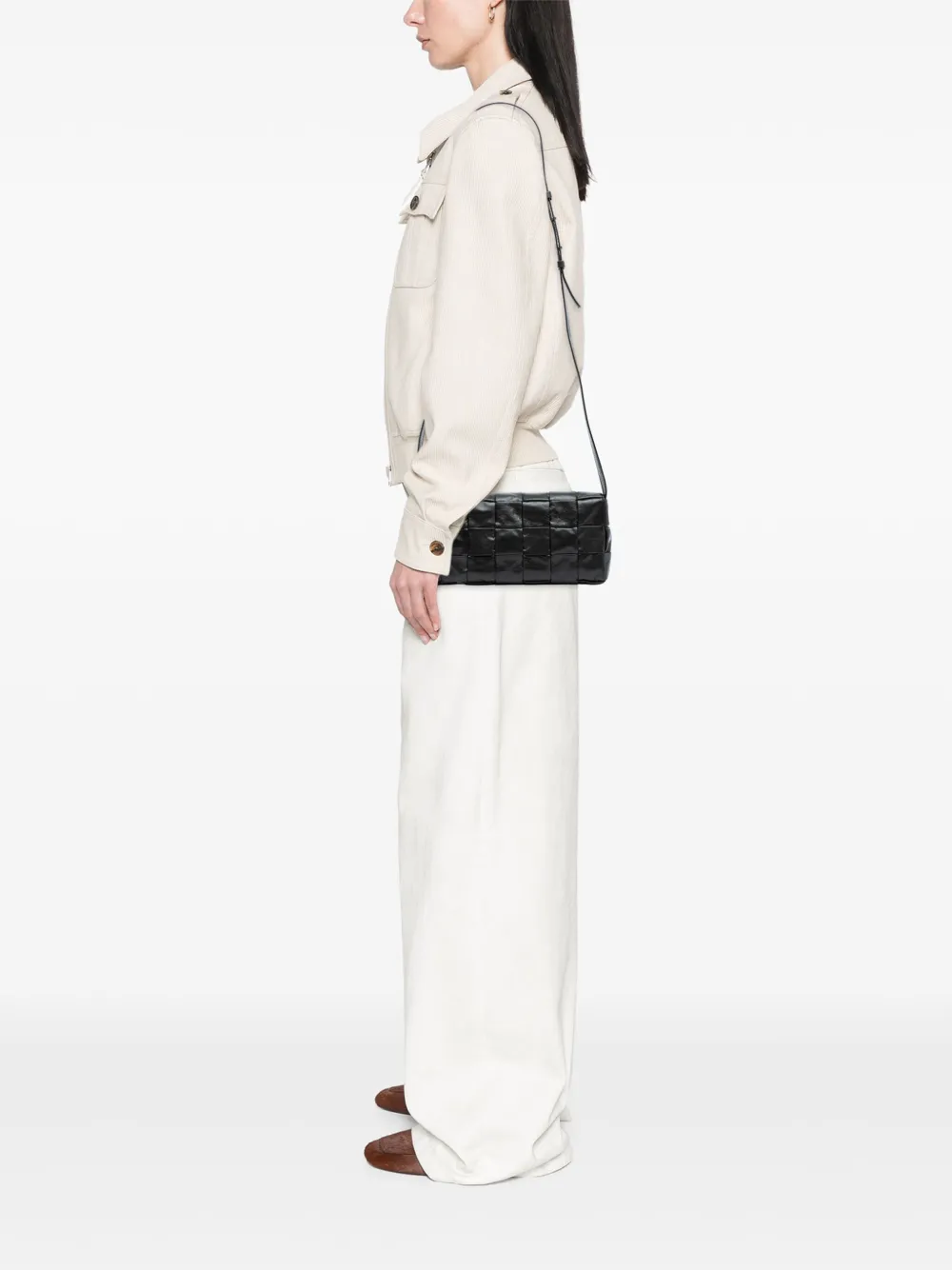 Bottega Veneta Pre-Owned Borsa a tracolla Stretch Paper Intrecciato Cassette in pelle di vitello 2012-2025 | Pre-owned | Image 2