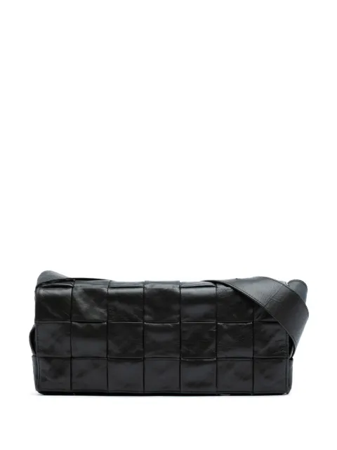Bottega Veneta Pre-Owned 2012-2025 Stretch Paper Calfskin Intrecciato Cassette crossbody bag