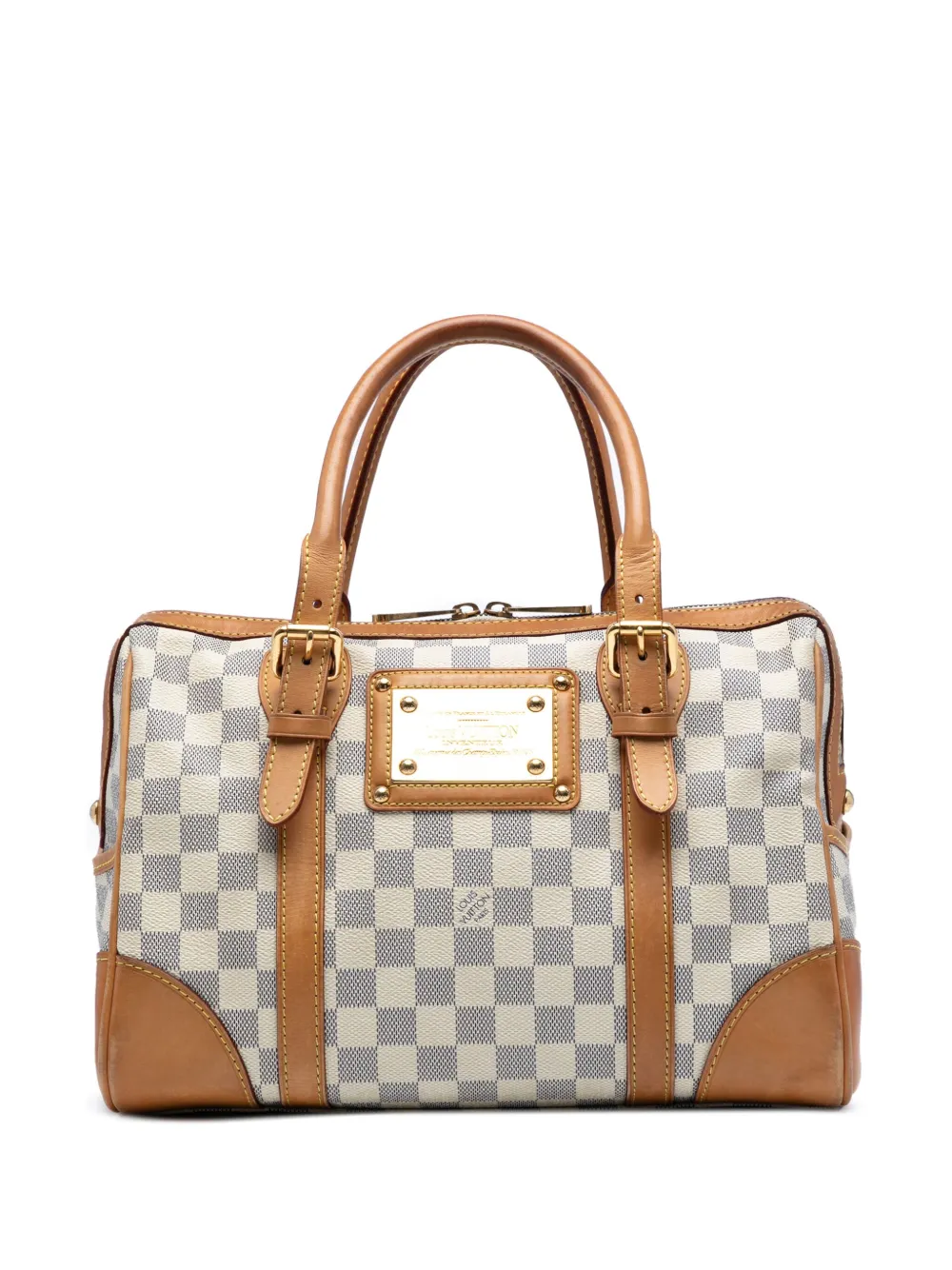 Louis Vuitton Pre-Owned 2009 Damier Azur Berkeley handbag - ホワイト Louis Vuitton Pre-Owned 2009 Damier Azur Berkeley handbag - ホワイト